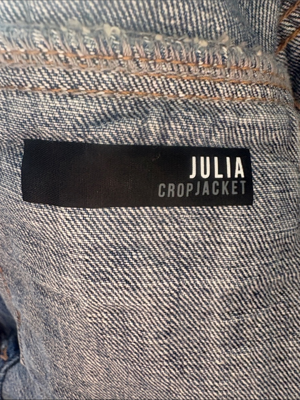 Kut from the Kloth Light Wash Denim Jean Jacket - Picture 5 of 5